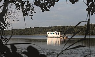 Febomobil auf dem Wasser